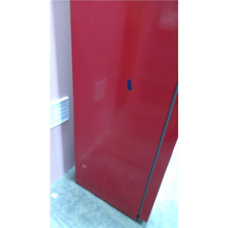 GRADE A3 - Britannia FF-MONTANA-R Montana American Fridge Freezer With Ice And Water Dispenser - Gloss Red