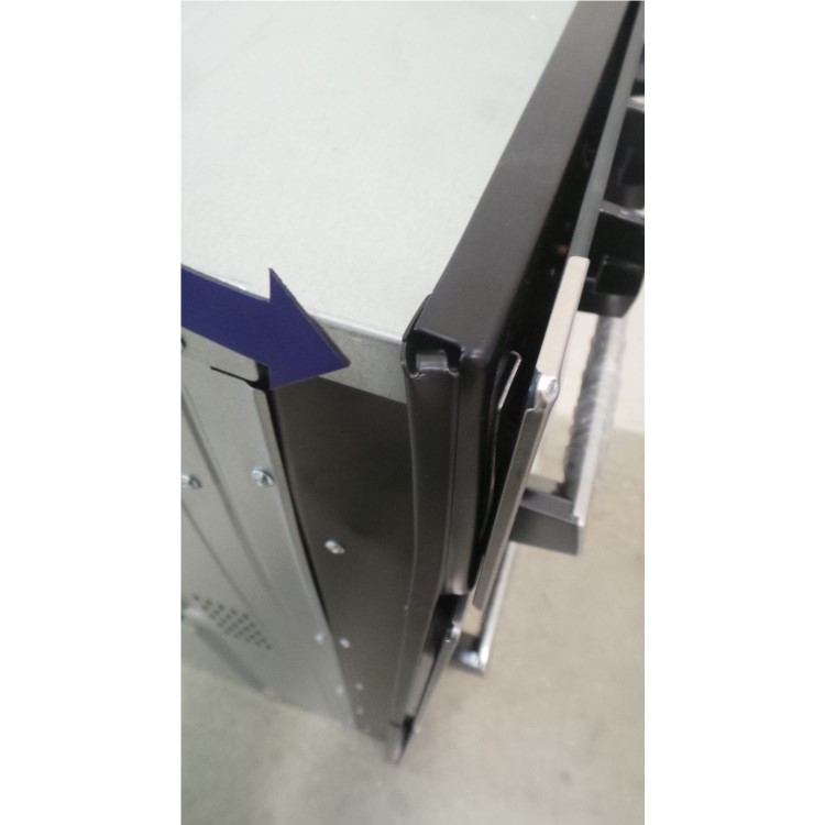 GRADE A2 - CDA DC940SS Electric Built-in Fan Double Oven With Touch Control Timer - Stainless Steel