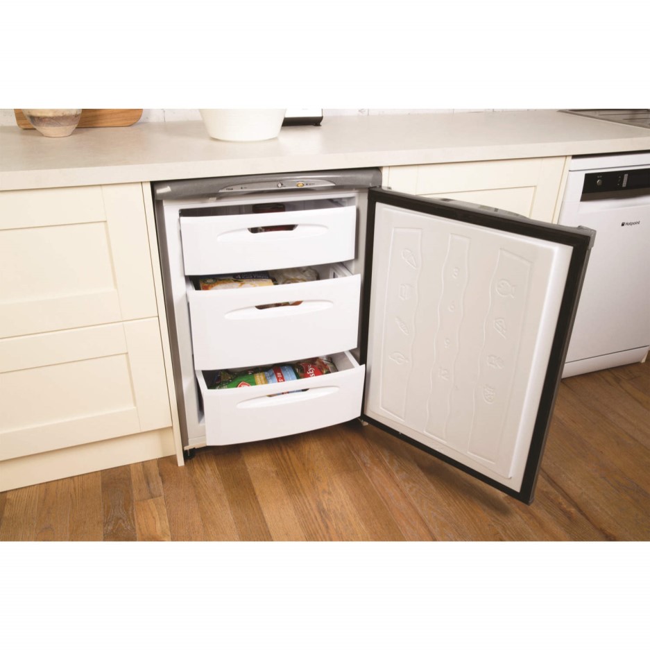 HOTPOINT FZA36G 73 Litre Freestanding Under Counter Freezer Frost Free