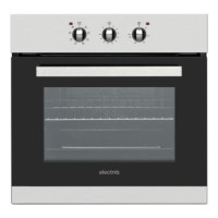 electriQ 60cm Electric Single Fan Built-in Oven Stainless Steel