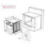 electriQ 60cm Electric Single Fan Built-in Oven Stainless Steel