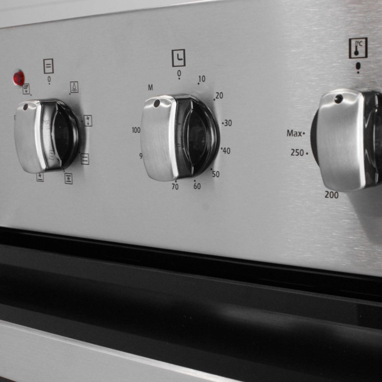 electriQ 60cm Electric Single Fan Built-in Oven Stainless Steel