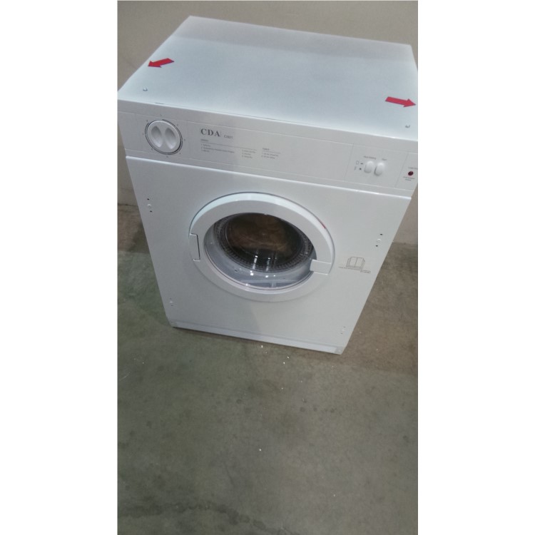 GRADE A2 - CDA CI921 7kg Integrated Vented Tumble Dryer - White