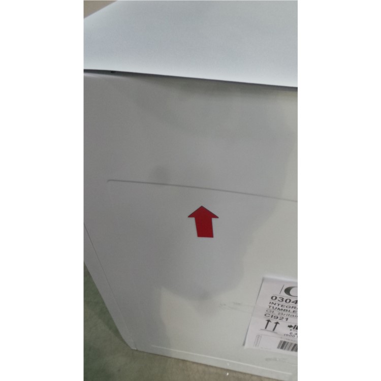 GRADE A2 - CDA CI921 7kg Integrated Vented Tumble Dryer - White
