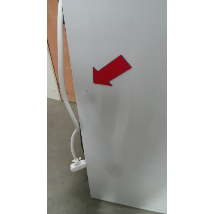 GRADE A3 - Servis T54144 144cm Top Mount Freestanding Fridge Freezer - White