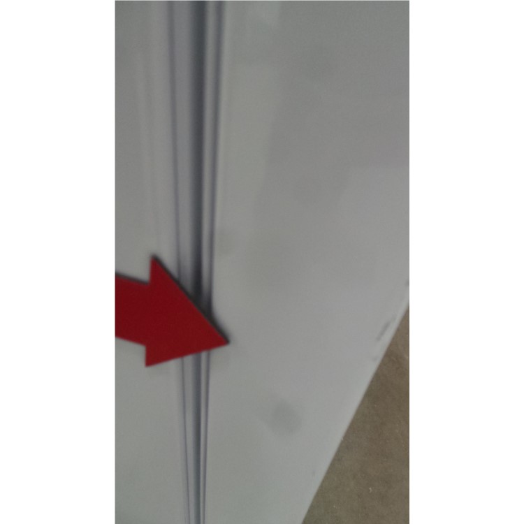 GRADE A3 - Servis T54144 144cm Top Mount Freestanding Fridge Freezer - White