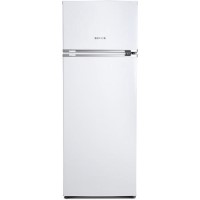 GRADE A3 - Servis T54144 144cm Top Mount Freestanding Fridge Freezer - White