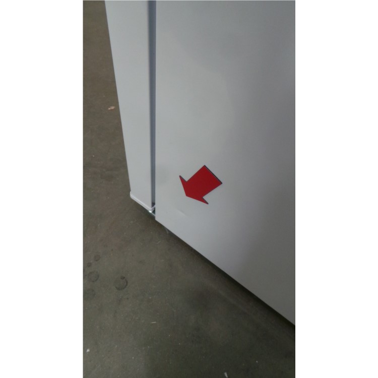 GRADE A3 - Servis T54144 144cm Top Mount Freestanding Fridge Freezer - White