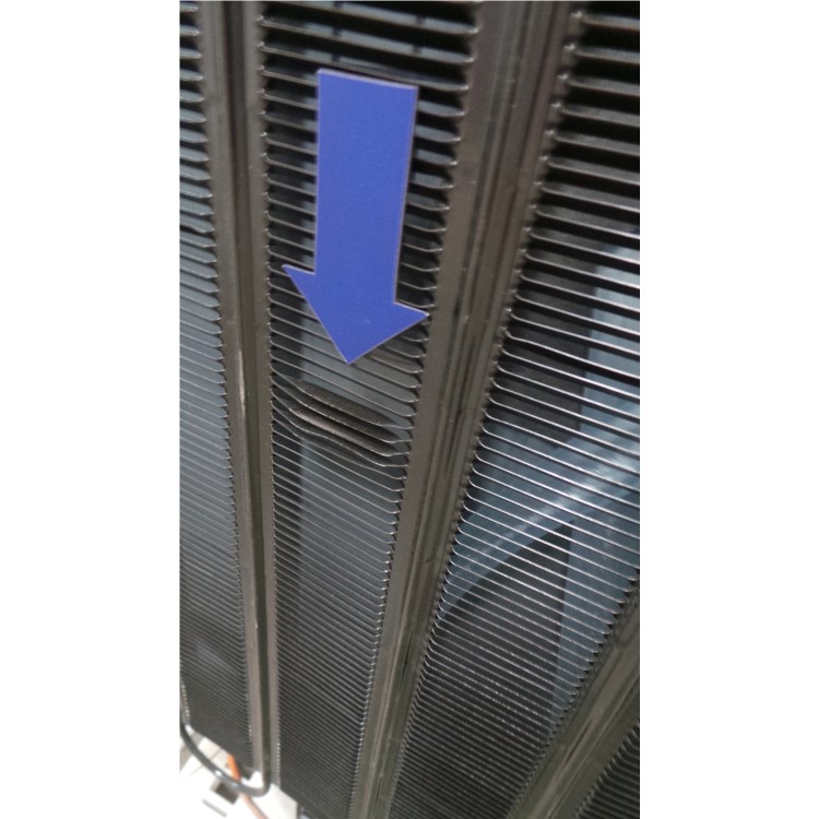 GRADE A3 - Hotpoint FFAA52S Ice Diamond Freestanding Fridge Freezer Silver