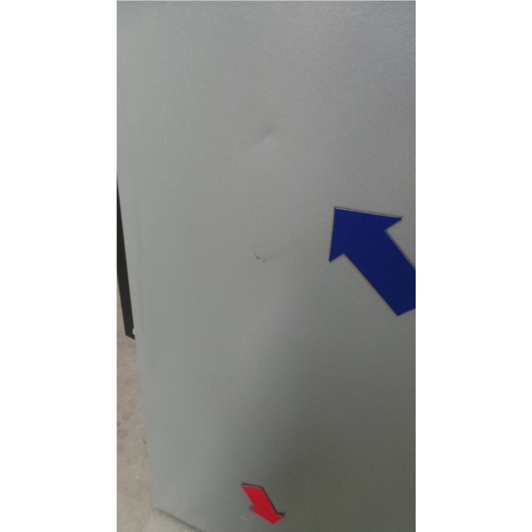 GRADE A3 - Hotpoint FFAA52S Ice Diamond Freestanding Fridge Freezer Silver