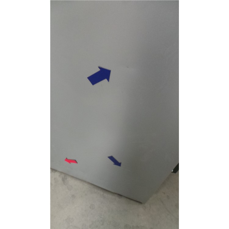 GRADE A3 - Hotpoint FFAA52S Ice Diamond Freestanding Fridge Freezer Silver