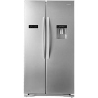 GRADE A1 - Hisense RS723N4WC1 Side By Side American Fridge Freezer With Water Dispenser Stainless Steel Effect Doors