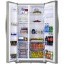 GRADE A1 - Hisense RS723N4WC1 Side By Side American Fridge Freezer With Water Dispenser Stainless Steel Effect Doors