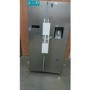 GRADE A2 - Hisense RS723N4WC1 Side By Side American Fridge Freezer With Water Dispenser Stainless Steel Effect Doors