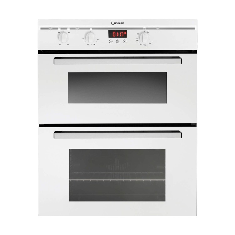 Indesit FIMU23WHS Electric Built-under Double Oven - White