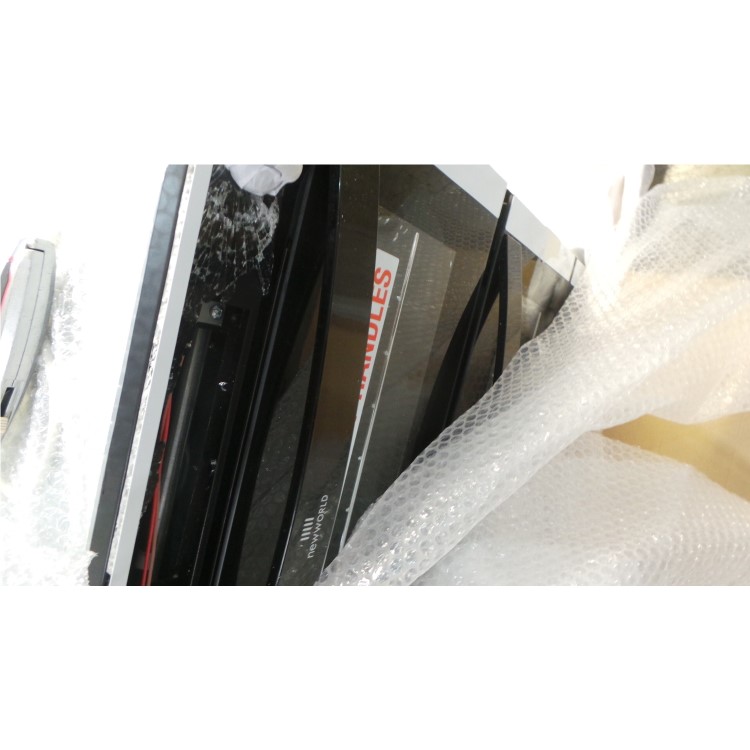 GRADE A2 - New World NW701G Gas Built-under Double Cavity Oven - White