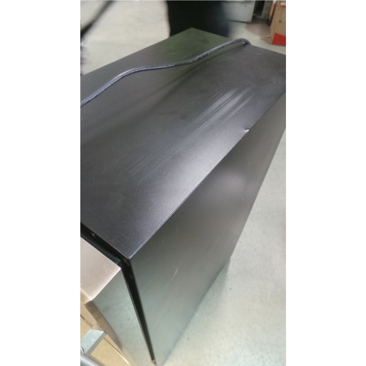 GRADE A3 - Baumatic BWC300SS 30cm Electronic Wine Cooler in Black with a Stainless Steel Door Trim