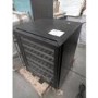 GRADE A2 - electriQ 60cm Wide 51 Bottle Dual Zone Wine Cooler - Black