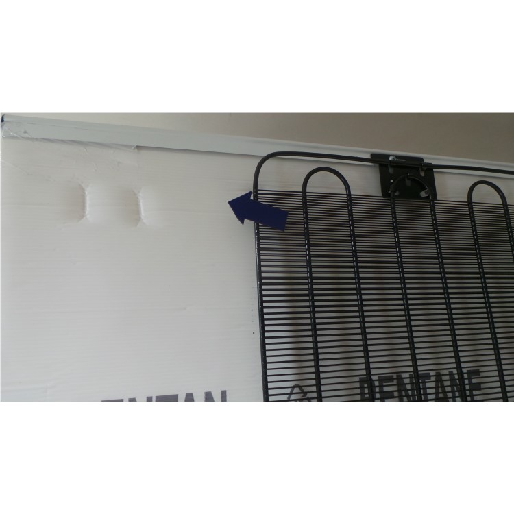 GRADE A3 - Smeg UKC7280FP 70-30 Sliding Rail Integrated In-column Fridge Freezer