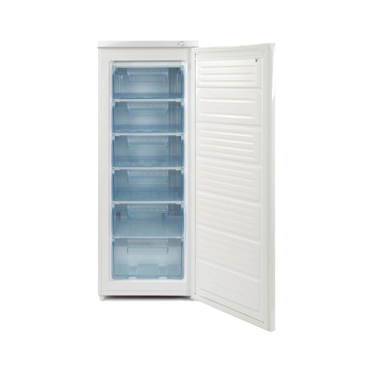 White Knight F170H 55cm Wide Freestanding Upright Freezer - White