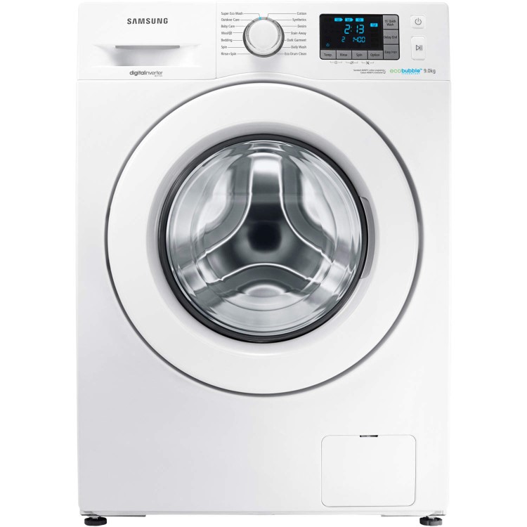 Samsung WF90F5E3U4W EcoBubble 9kg 1400rpm Freestanding Washing Machine White