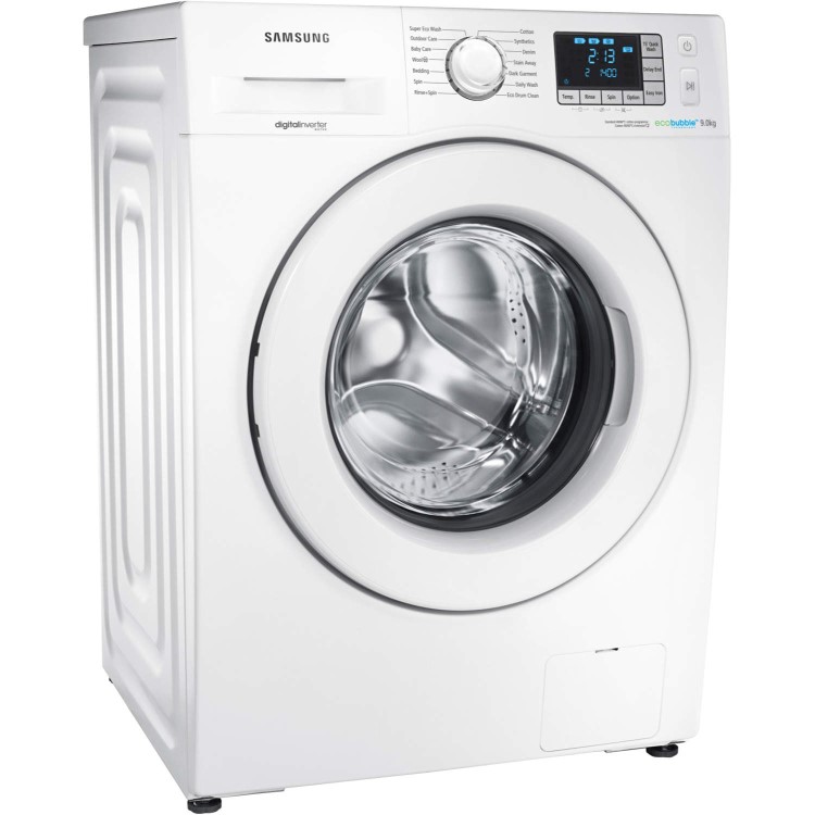 Samsung WF90F5E3U4W EcoBubble 9kg 1400rpm Freestanding Washing Machine White