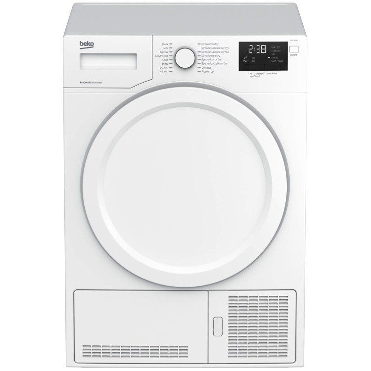 GRADE A2 - Beko DHY7340W 7kg Freestanding Heat Pump Condenser Tumble Dryer White