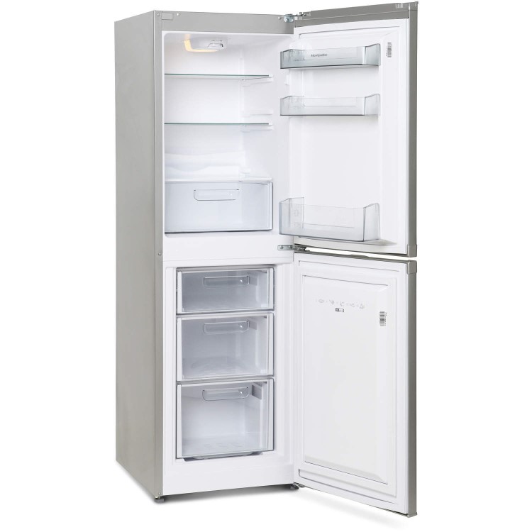 GRADE A3 - Montpellier MS148S 48cm Wide Static 50-50 Freestanding Fridge Freezer Silver