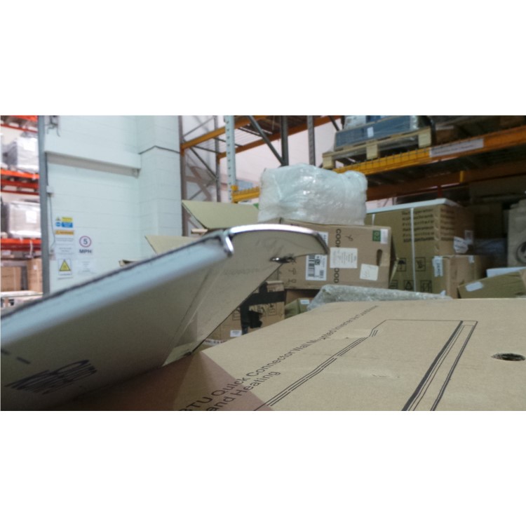 GRADE A3 - Rangemaster 75840 Toledo 110cm Wide Splashback - Stainless Steel