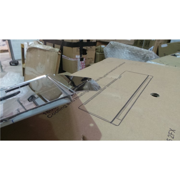 GRADE A3 - Rangemaster 75840 Toledo 110cm Wide Splashback - Stainless Steel
