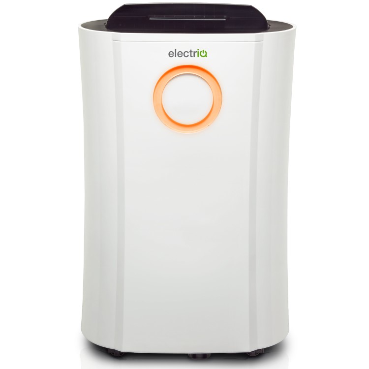 GRADE A1 - ElectriQ 20L Low Energy anti-bacterial Dehumidifier with large tank great for any house up to 5 bedrooms with Digital Humidistat and UV Plasma Air Purifier