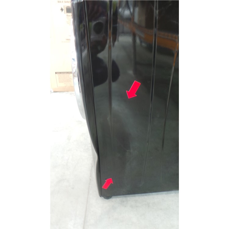 GRADE A3 - Hoover DXOC67C3B Dynamic Next Classic With One Touch 7kg 1600rpm Freestanding Washing Machine - Black With Chrome Door