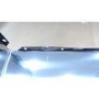 GRADE A2 - CDA EVG6SS Designer Angled 60cm Chimney Cooker Hood Stainless Steel And Clear Glass