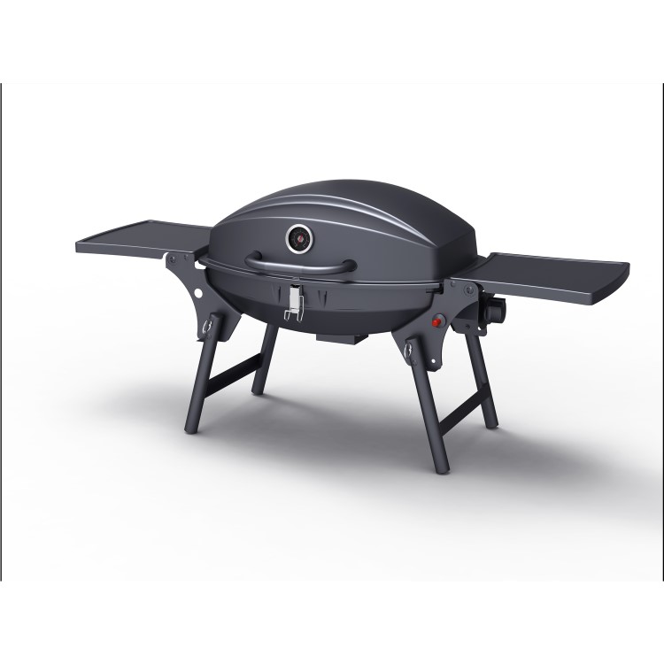 GRADE A1 - iQ Portable Gas BBQ Grill with Free Accessory Pack Includes BBQ Cover and Utensil Set