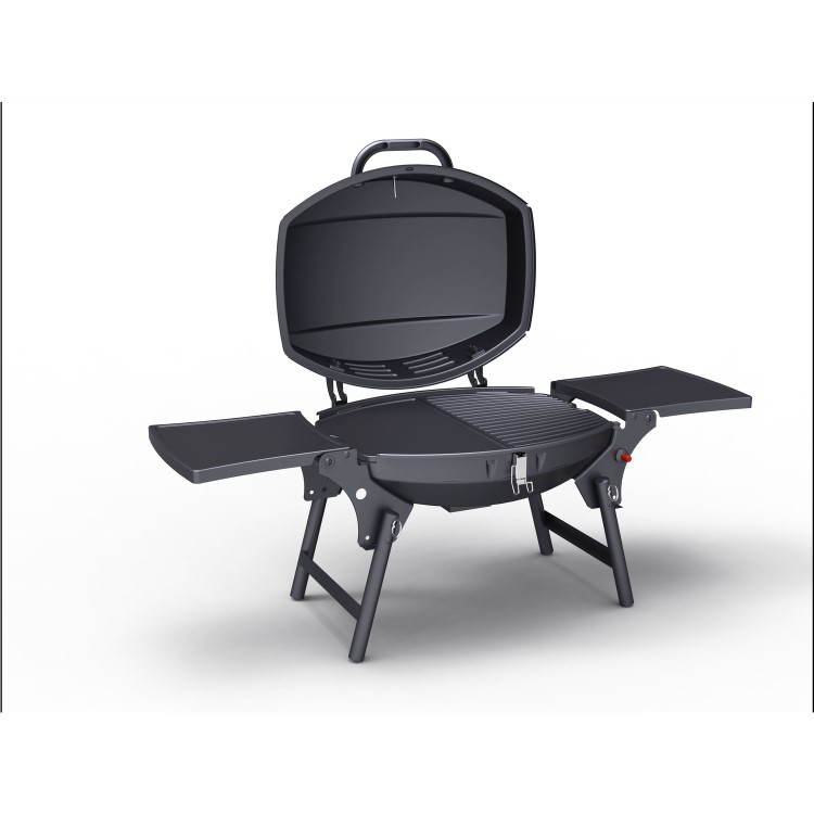 GRADE A1 - iQ Portable Gas BBQ Grill with Free Accessory Pack Includes BBQ Cover and Utensil Set