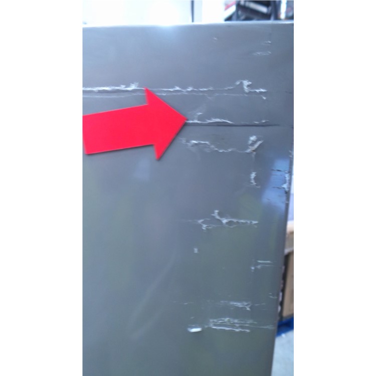GRADE A3 - CDA FF770SS Freestanding Fridge Freezer Stainless Steel