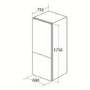 GRADE A3 - CDA FF770SS Freestanding Fridge Freezer Stainless Steel