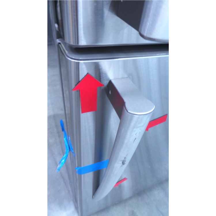 GRADE A3 - CDA FF770SS Freestanding Fridge Freezer Stainless Steel
