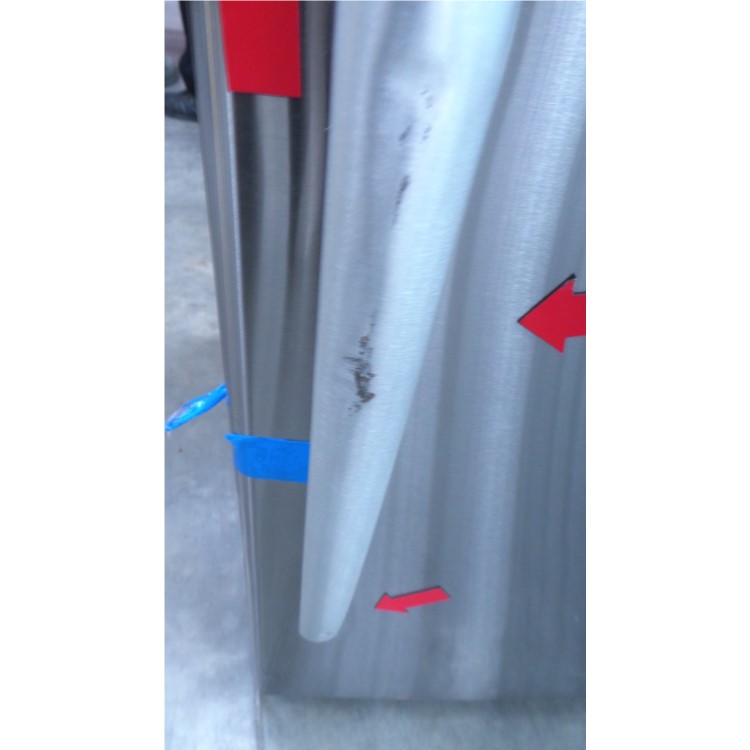 GRADE A3 - CDA FF770SS Freestanding Fridge Freezer Stainless Steel