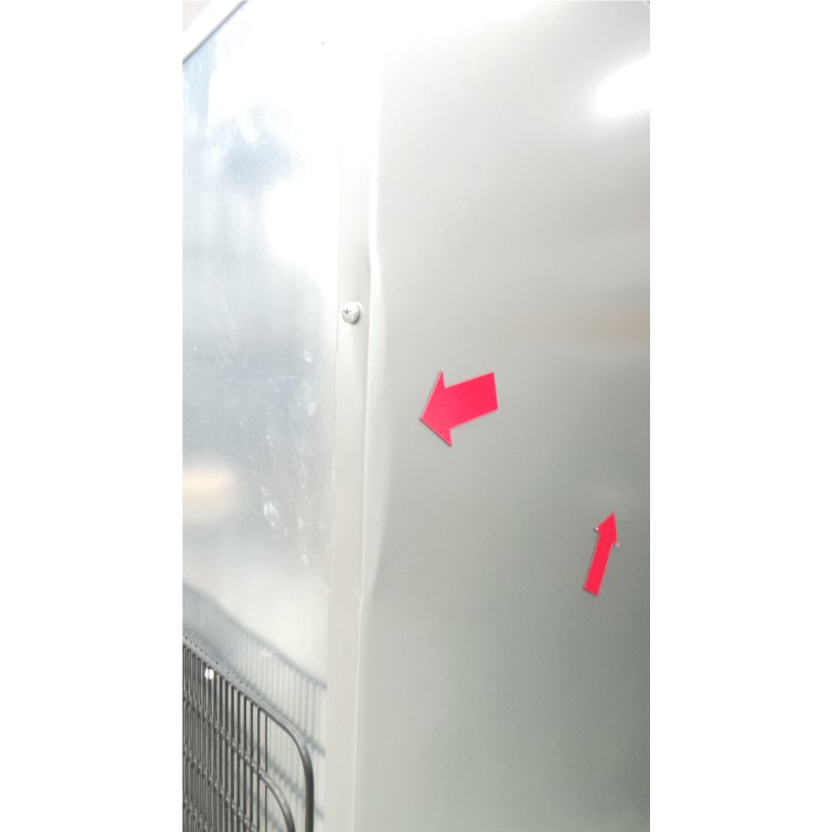 GRADE A3 - Servis FD911X Large Capacity American Fridge Freezer Stainless Steel