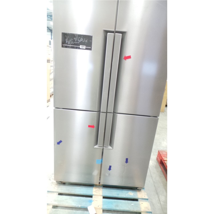 GRADE A3 - Servis FD911X Large Capacity American Fridge Freezer Stainless Steel