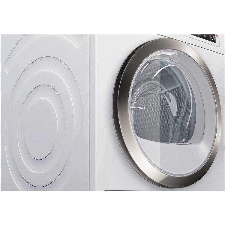 GRADE A1 - Bosch WTW87560GB 9kg A++ Freestanding Heat Pump Condenser Tumble Dryer - White
