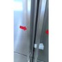 GRADE A3 - Smeg FQ60XPE Four Door Frost Free American Fridge Freezer - Stainless Steel