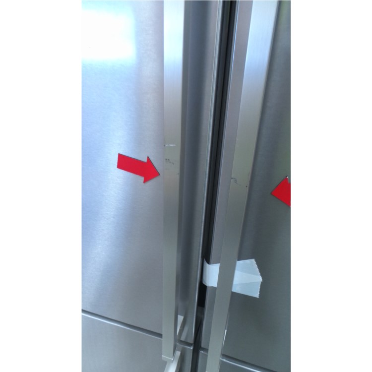 GRADE A3 - Smeg FQ60XPE Four Door Frost Free American Fridge Freezer - Stainless Steel