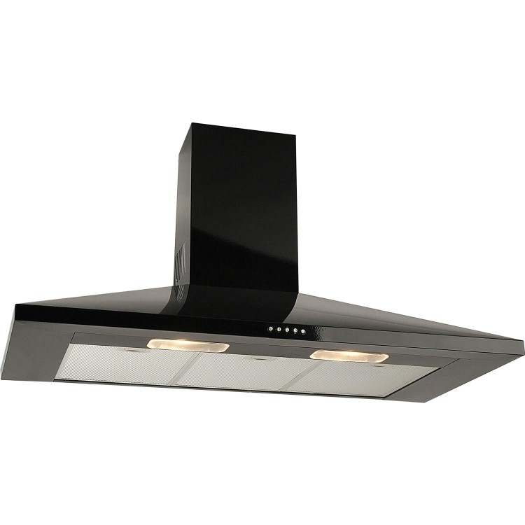 GRADE A2 - LEISURE H101PK 100cm Chimney Cooker Hood Black