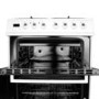 GRADE A3 - iQ 60cm Double Oven Dual Fuel Cooker - White