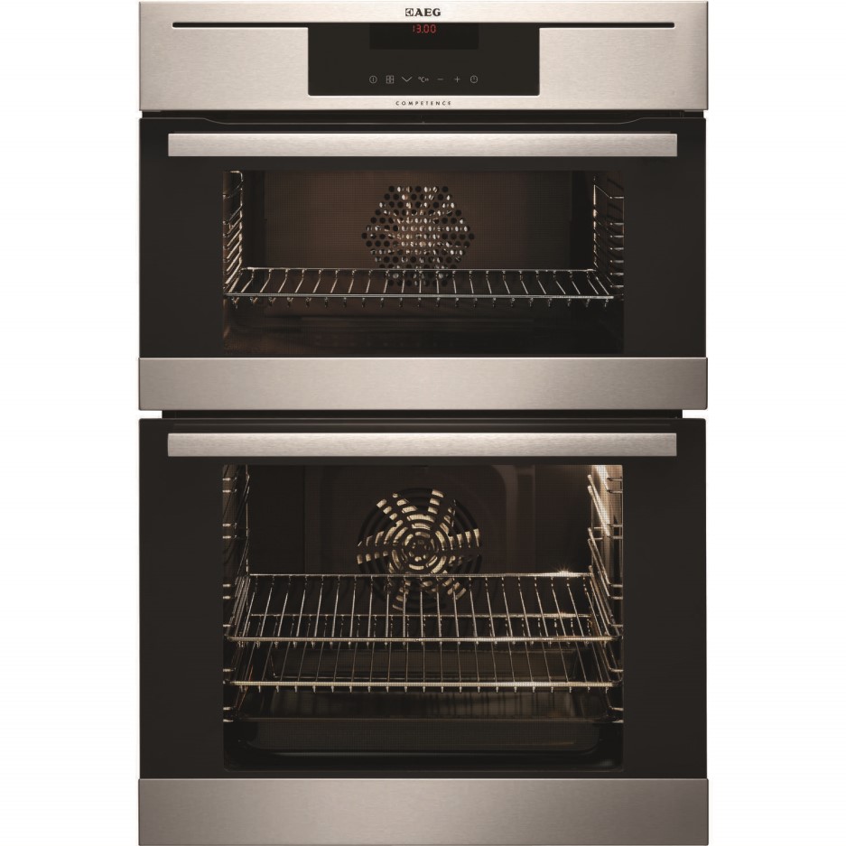 AEG DC7013021M Competence Electric Builtin Double Oven Stainless Steel