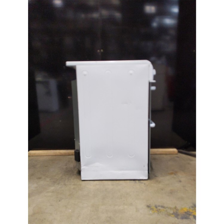 Refurbished Hotpoint HAE51PS 50cm Double Cavity Electric Cooker With Ceramic Hob White