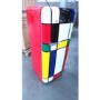 GRADE A2 - Smeg FAB28RDMC 60cm Wide Retro Style Right Hinge Freestanding Fridge - Multi Colour