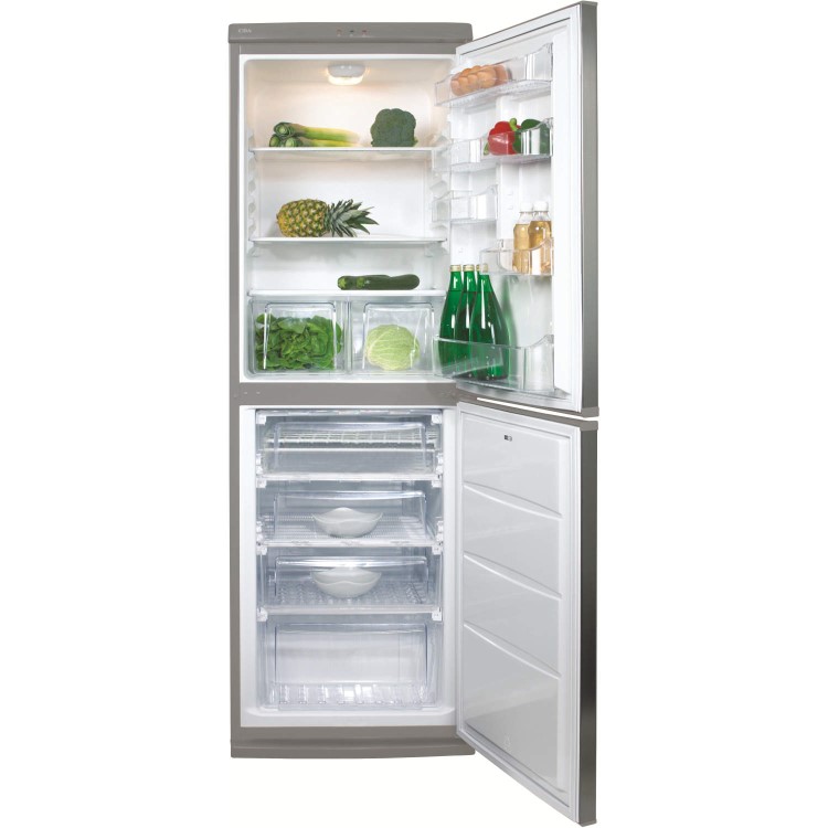 GRADE A2 - CDA FF852SS Freestanding Fridge Freezer Stainless Steel